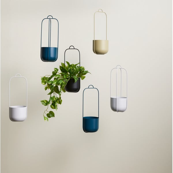 Seti di coprivaso in metallo da appendere 2 pezzi ø 16 cm Lotus - Hübsch-image-2