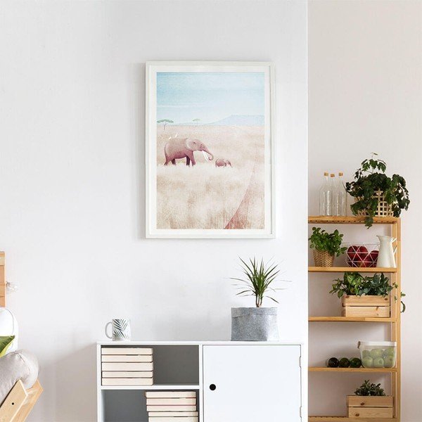 Poster 30x40 cm Elephants - Travelposter-image-3