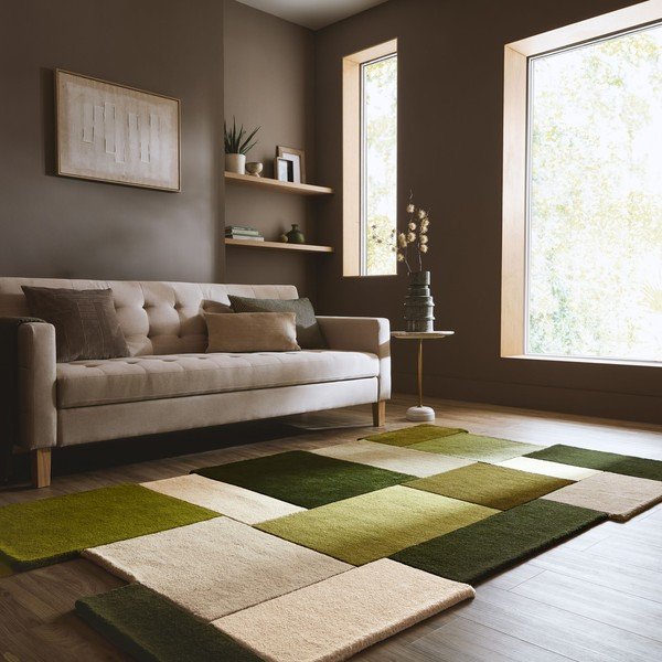 Tappeto in lana tessuto a mano 200x290 cm Collage – Flair Rugs-image-1