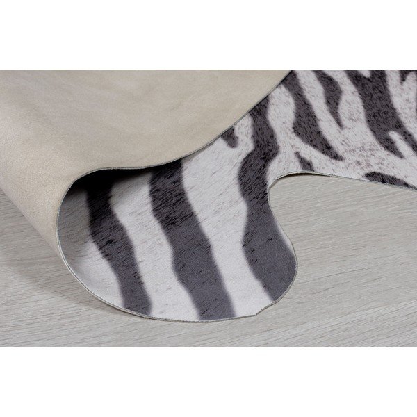 Pelliccia sintetica bianca/nera 155x195 cm - Flair Rugs-image-3