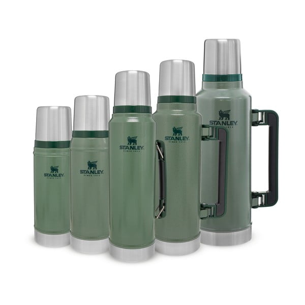 Borraccia termica verde in acciaio inox 1 l Legendary Classic Hammer Tone Green – Stanley-image-3