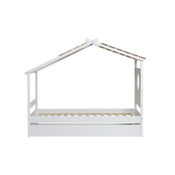 Letto per bambini bianco con cassetto estraibile , 90 x 190 cm Nayah - Marckeric-image-2