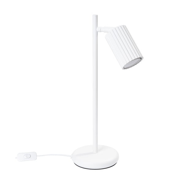 Lampada da tavolo bianca (altezza totale 43 cm) Gleam – Nice Lamps