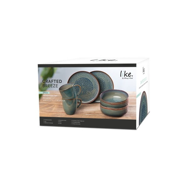 Set da pranzo in porcellana 6 pz Crafted Breeze – like | Villeroy & Boch-image-1