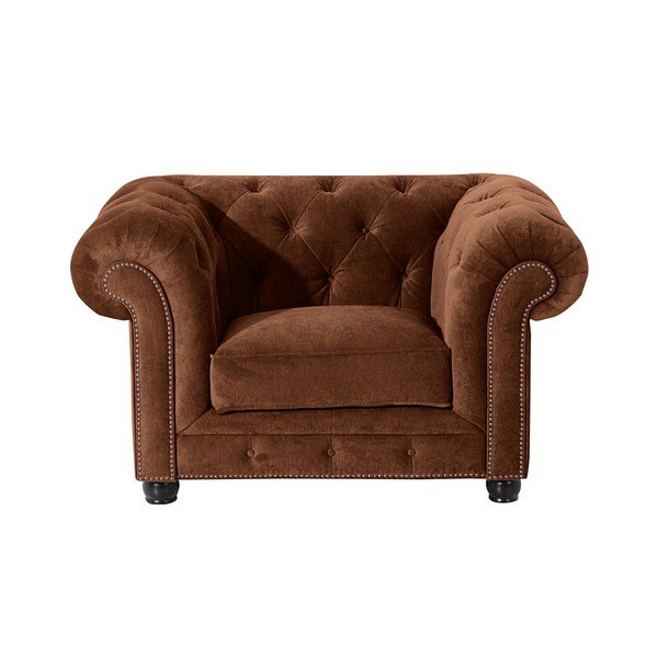 Poltrona marrone Orleans Velvet - Max Winzer