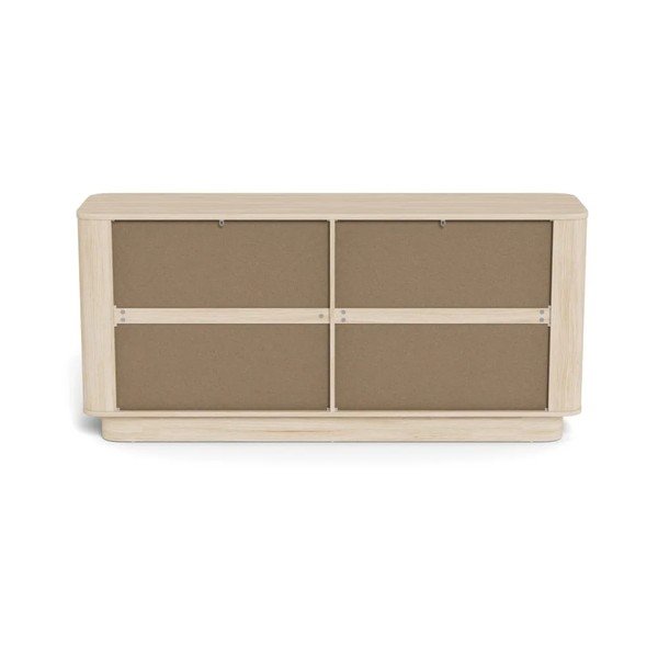 Credenza colore naturale chiaro con effetto rovere 160x75x40 cm Atmore – Actona-image-2