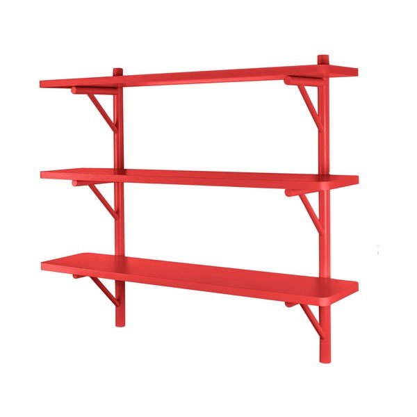 Mensola a muro rossa Grain - Tenzo-image-2