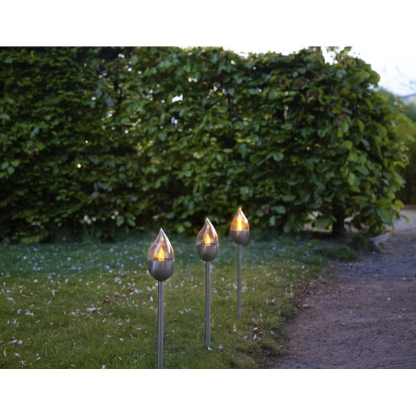 Set di 3 decorazioni luminose a LED per esterni, altezza 40 cm Olympus - Star Trading