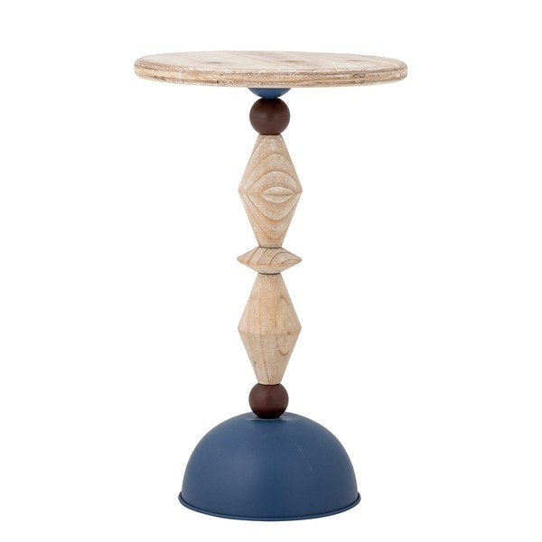 Tavolino rotondo in abete massiccio ø 30 cm Mannelli – Bloomingville