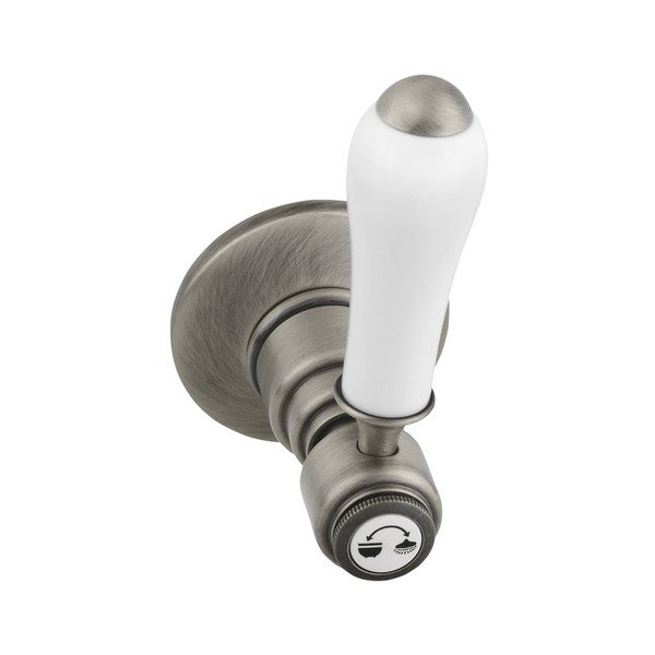 Rubinetto per doccia in argento opaco da incasso (con due uscite) Antea – Sapho-image-2