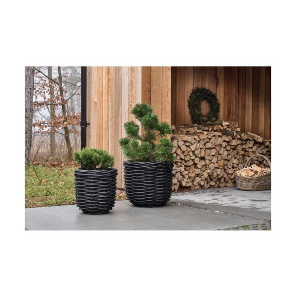 Set di vasi per fiori in rattan 2 pz ø 52 cm Vilda – Villa Collection-image-2