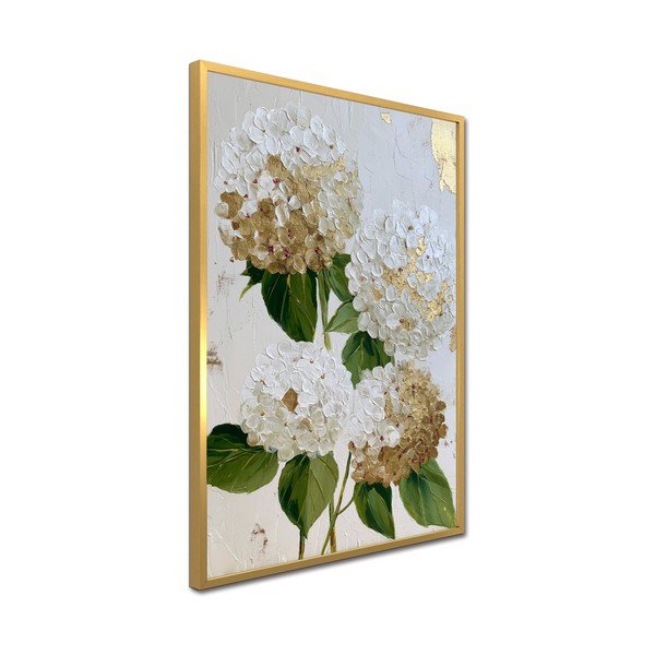 Dipinto stampato con cornice inclusa 60x90 cm Hydrangea – Styler-image-4