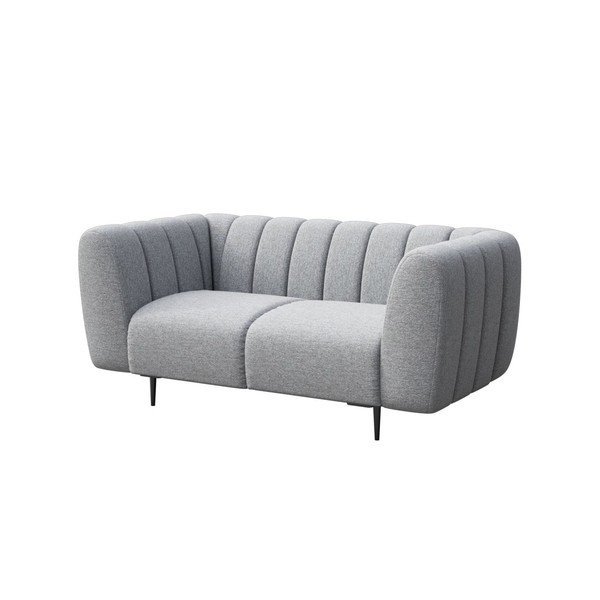 Divano in grigio chiaro 170 cm Shel – Ghado-image-2