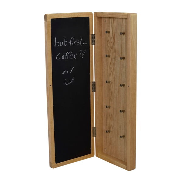 Armadietto portachiavi a specchio in rovere naturale Metro - Rowico-image-3