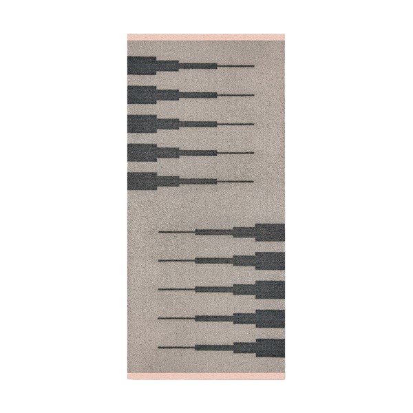 Tappeto lavabile beige 70x150 cm Marker - Mette Ditmer Denmark