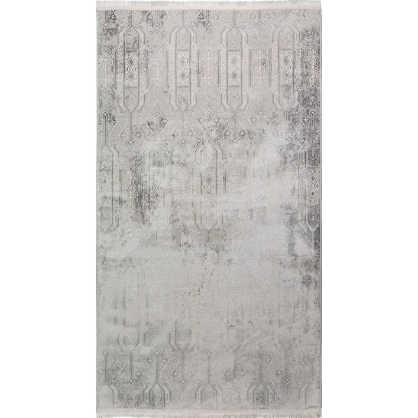 Tappeto lavabile grigio chiaro 80x150 cm Gri - Vitaus