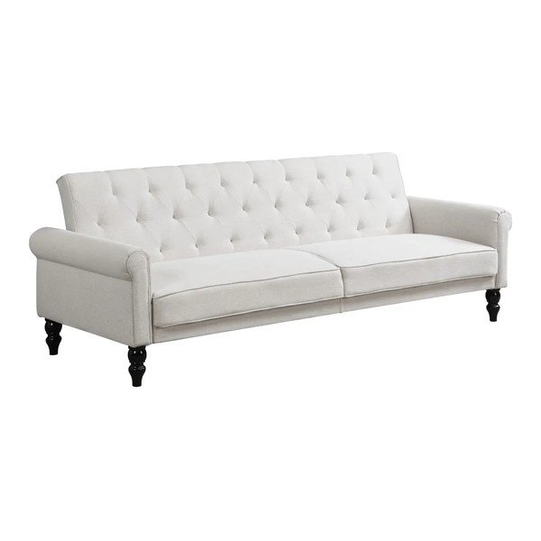 Divano color crema reclinabile/allungabile 222 cm Tyne – Støraa-image-2