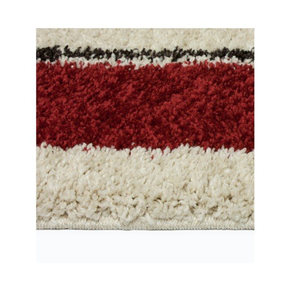 Tappeto bianco e rosso Natura, 160 x 230 cm - Universal-image-1