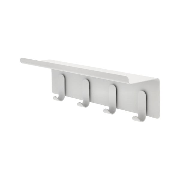 Attaccapanni da parete grigio chiaro in acciaio con scaffale 11,5 cm A-Hallway – Zone-image-4