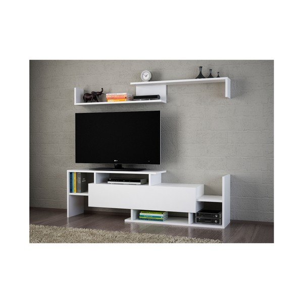 Televisore bianco 154x42 cm Dream - Kalune Design-image-4