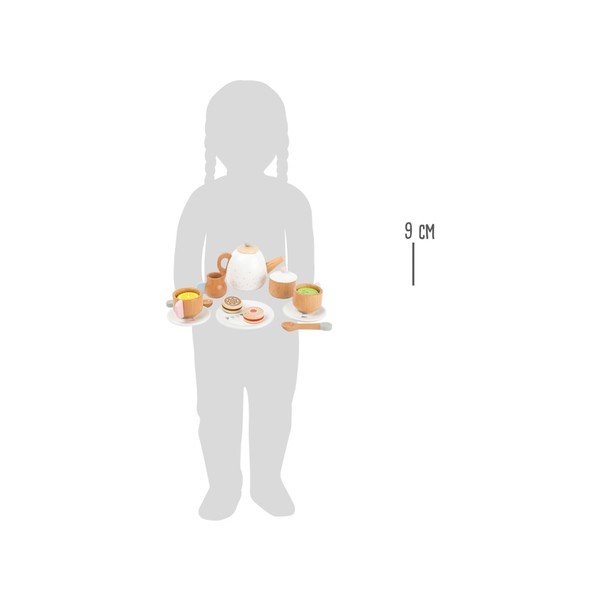 Set da tè in legno per bambini - Legler-image-1