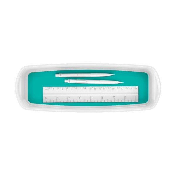 Organizer in plastica bianco-turchese per la cancelleria MyBox - Leitz-image-2