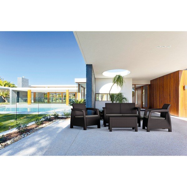 Set da giardino marrone Bahamas - Keter-image-1