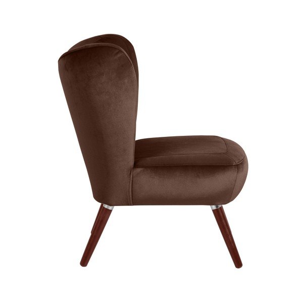 Poltrona marrone scuro Velvet Sari - Max Winzer-image-2