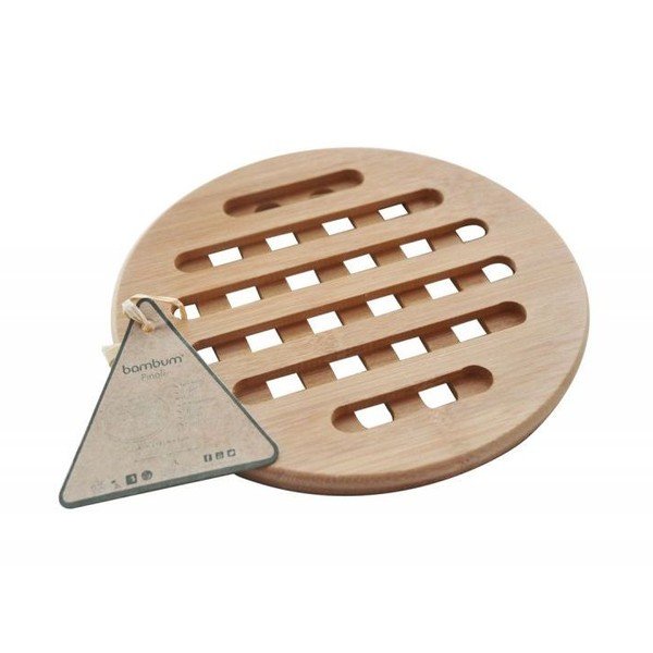 Tappeto per vasi in bambù , ⌀ 18 cm Pinoli - Bambum-image-1