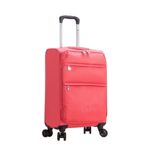 Valigia rosa a 4 ruote Lulucastagnette Luciana, 101 l - LULUCASTAGNETTE-image-4