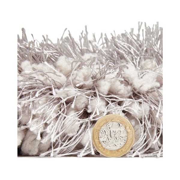 Tappeto grigio trapuntato a mano Puro Silver, 80 x 150 cm Montana - Think Rugs-image-2