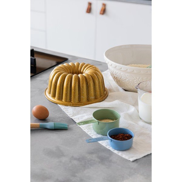Stampo da forno in alluminio fuso di colore oro Lotus - Bonami Selection-image-1