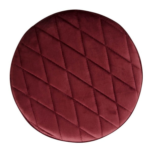 Pouf in velluto rosso Ejby - Bonami Essentials-image-2