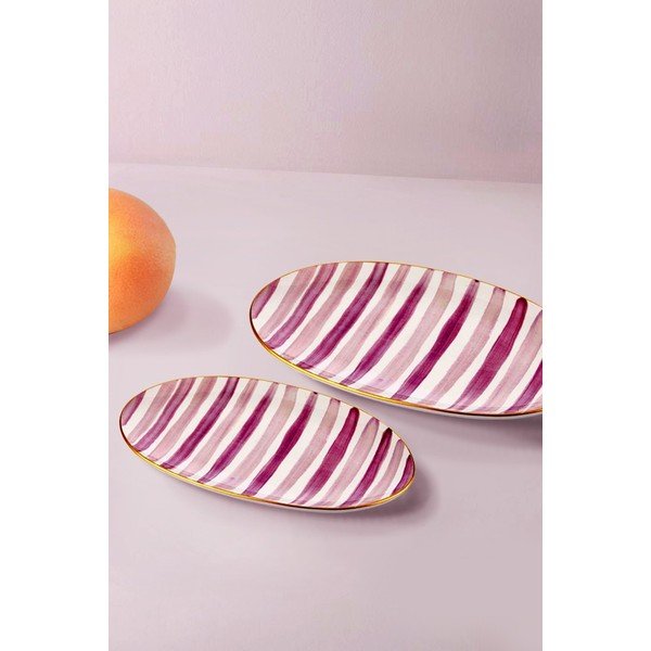 Piatti in ceramica in set da 2 pezzi - Hermia-image-1