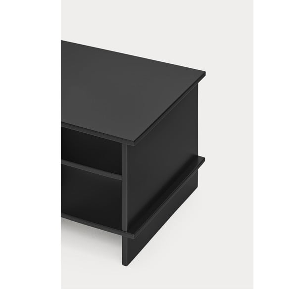 Comodino nero con ripiani Inari – Teulat-image-4