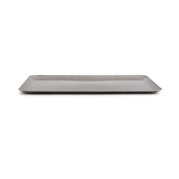 Vassoio vassoio di servizio in acciaio inox 20x30 cm Serve – BonBistro-image-1