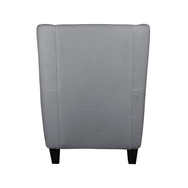 Poltrona in velluto grigio Zhili - Støraa-image-3