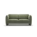 Divano verde con rivestimento in ciniglia 168 cm Georgia – Micadoni 