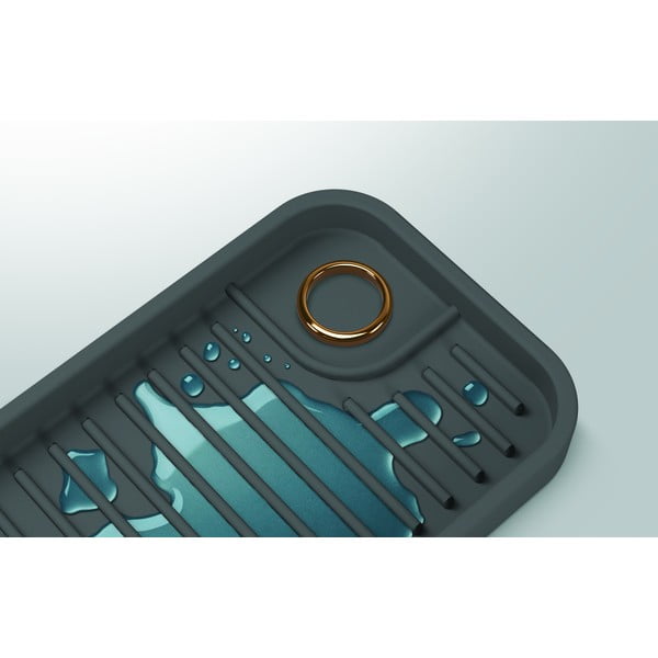 Organizer per lavello grigio in silicone – Metaltex-image-3