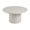 Tavolino da salotto rotondo color crema ø 80 cm Nagano – House Nordic