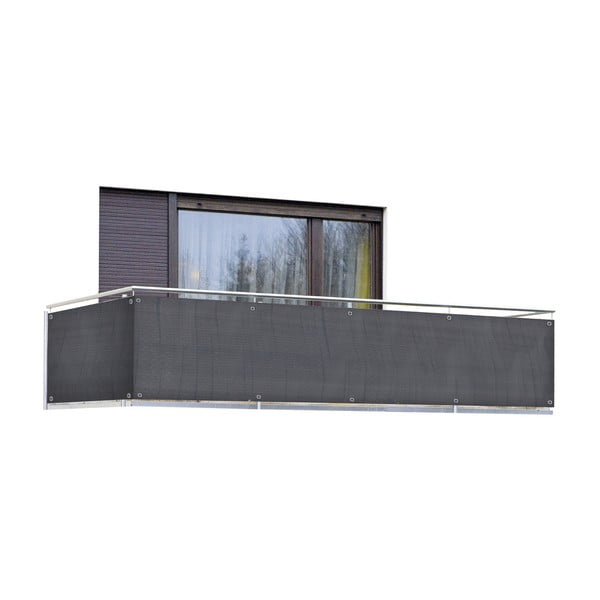 Schermo da balcone grigio 500x85 cm - Maximex