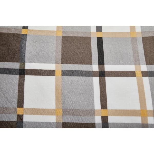 Biancheria da letto grigia/marrone in micropile per letto singolo 140x200 cm – My House-image-4