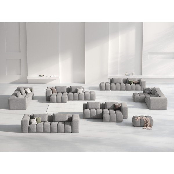 Divano angolare grigio (con penisola a destra/con chaise lounge) Verona – Cosmopolitan Design-image-1