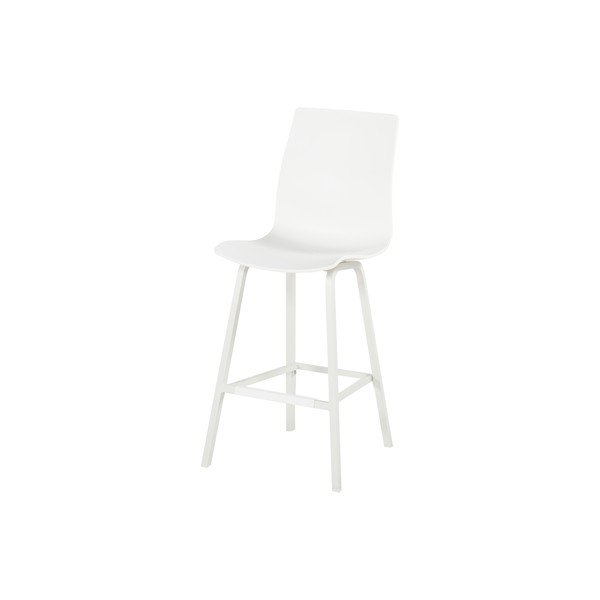 Set di 2 sgabelli da giardino in plastica bianca Sophie Wave - Hartman-image-2