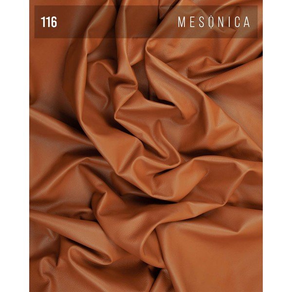 Divano in pelle marrone cognac 207 cm Kobo - MESONICA-image-4