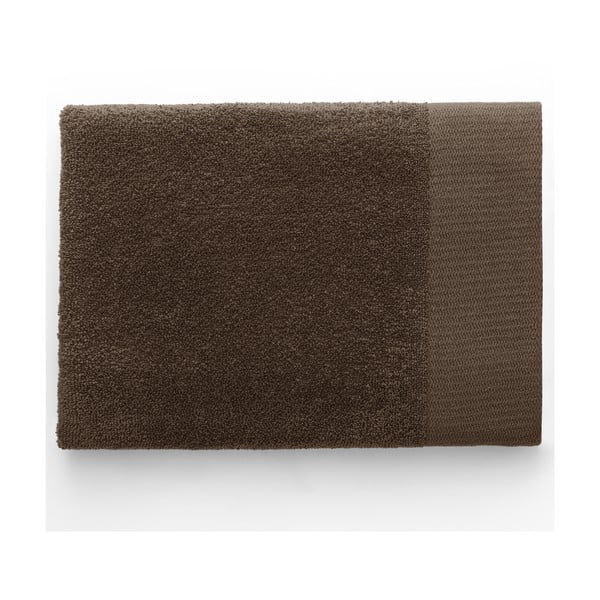Asciugamano tipo terry marrone in cotone 70x140 cm Amari – Restilo-image-3