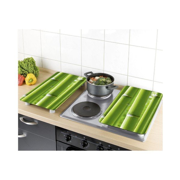 Skleněný kryt na sporák Bamboo, 2 ks-image-2