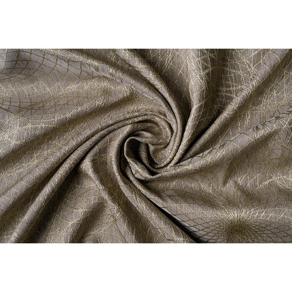 Tenda in oro 140x160 cm Elys - Mendola Fabrics-image-1