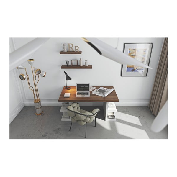 Mensole in noce decorato Balda - TemaHome-image-3