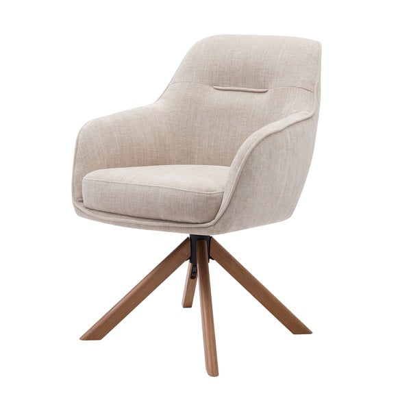 Set di sedie da pranzo color crema in imbottito 2 pz Avola – Unique Furniture-image-4